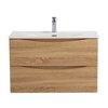 BelBagno Marino MARINO-CER-MINI-700-2C-SO-BO-P Тумба под раковину подвесная, 70x39, цвет: белый