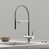 Sancos Imola SC4010CHWH Смеситель для кухни с гибким изливом и краном для фильтра, цвет: хром,белый