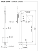 Remer X08BR Смеситель для ванны Remer X Style X08BR, бронза масляная