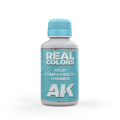 Высокосовместимый разбавитель для красок серии Real Colors AK Interactive - High Compatibility Thinner (200ml)