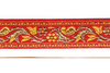 Тесьма жаккард с метанитом, с1857, рис. 9013, ш. 2,2 см