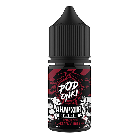 Жидкость Podonki Анархия Salt 2% HARD 30 ml - Клюквенная содовая