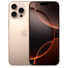 Смартфон Apple iPhone 16 Pro Max 512GB, Dual Sim, Desert Titanium (Пустынный титановый)