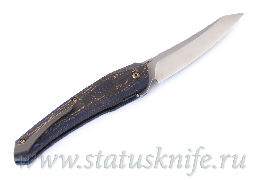 Нож Чебуркова Кобра Cobra vanadis 8 Carboquartz Blue