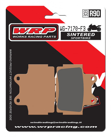 Тормозные колодки WRP WG-7170-F3 (LMP170 SR / FDB386 / FA104)