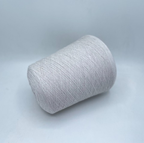 Бобинная пряжа (пр.Италия), 1500м/100гр, 80% шерсть, 20% полиамид , цвет -Светло-серый меланж арт.31152