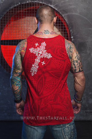 Xtreme Couture | Майка мужская VIACOM TANK X1738 от Affliction спина на модели