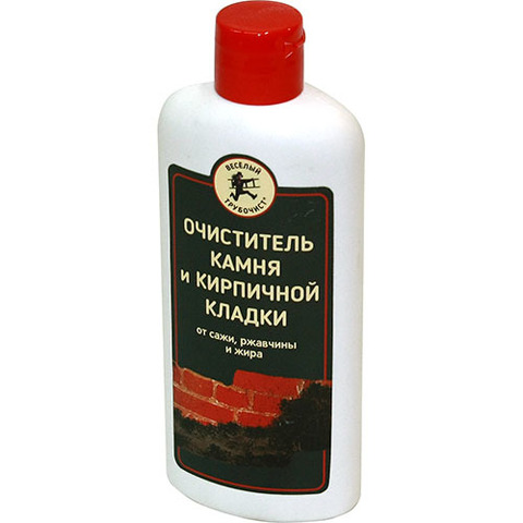 Очиститель камня и кирпичной кладки от сажи, ржавчины и жира Веселый Трубочист, 250 мл - 5
