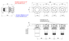 Remer X Style N98D3PNO Смеситель для ванны/душа на 3 потока скрытый монтаж, цвет: черный матовый