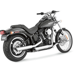 VANCE & HINES MUFFLER TW-SLS CH 07-17ST MUFFLER TWIN SLASH 3" CHROME