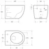 BelBagno Uno BB7006CHR/SC Унитаз подвесной безободковый, с сиденьем дюропласт, цвет: белый