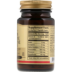 Solgar, Lutein Lycopene Carotene Complex, 30 Vegetable Capsules