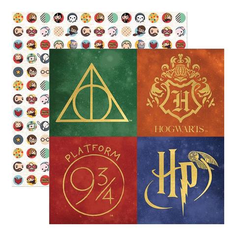 Лист 2-х сторонней бумаги 30х30 Harry Potter от Paper House