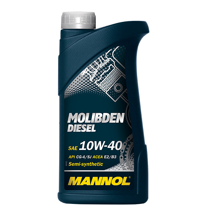 Mannol Molibden Diesel 10W-40 API CG-4/CF-4/SJ  - Полусинтетическое моторное масло для дизельных автомобилей