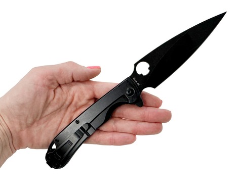 Нож Sting frame lock all black, DAGGERR, FM02-2FRBW-NF
