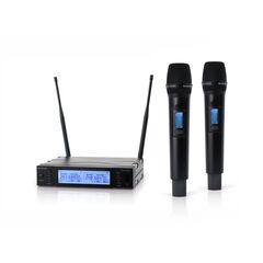 AuraSonics Stage 202 Vocal радиосистема цифровая с двумя ручными передатчиками, 660-690МГц диверсит