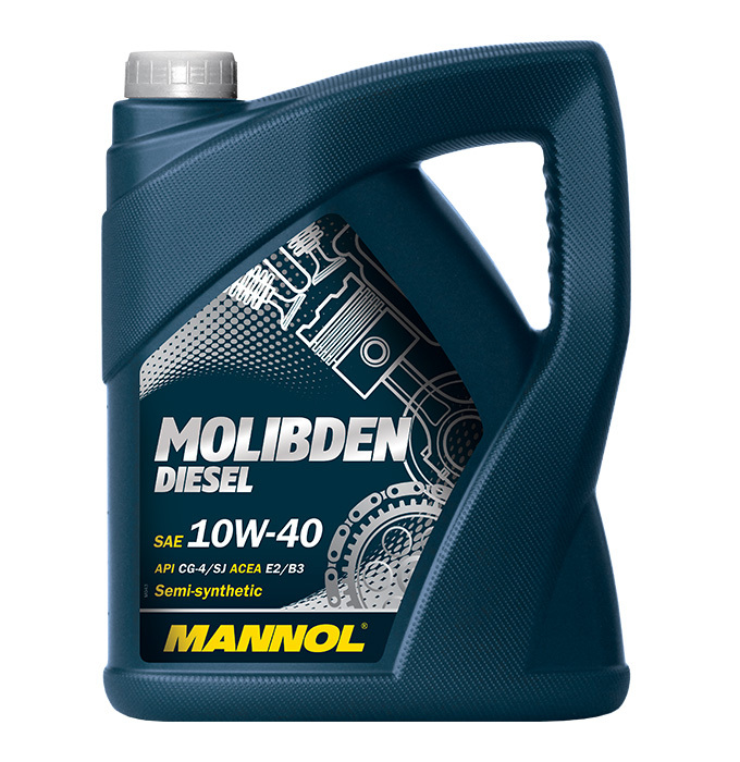 Mannol Molibden Diesel 10W-40 API CG-4/CF-4/SJ  - Полусинтетическое моторное масло для дизельных автомобилей