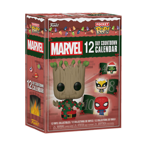 Набор подарочный Funko Advent Calendar. Marvel: 12 Day Countdown Calendar