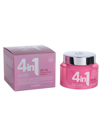 Крем для лица с керамидами G50 4 In 1 Teunteun Ceramide Cream DR.CELLIO