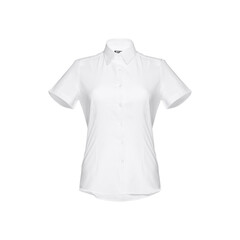 THC LONDON WOMEN WH. Женская рубашка oxford с короткими рукавами. Белый цвет