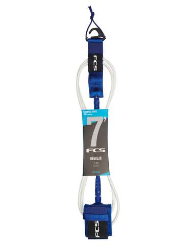 FCS 7' Regular Essential Leash Cobalt