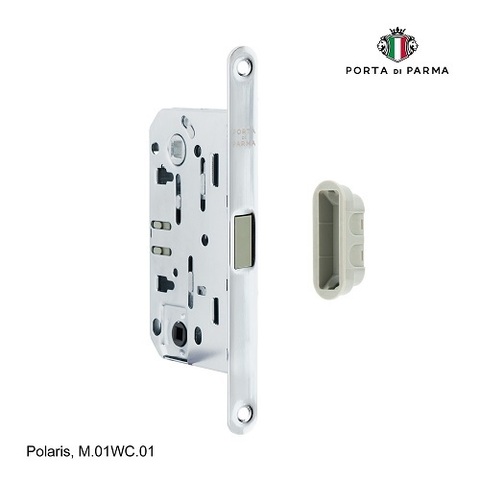 Замок врезной магнитный под фиксатор PORTA DI PARMA Polaris CP хром