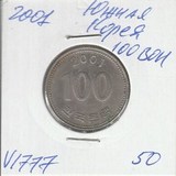 V1777 2007 Южная Корея 100 вон V1777 2007 Южная Корея 100 вон