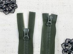 Молнии трактор АРТА-Ф 2077, Латвия, Т6, L 70 см, 2 бегунка, тёмный хаки