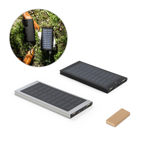 CLERK. Портативный аккумулятор из 100% переработанного алюминия 8'000 mAh