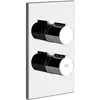 Gessi Emporio Via manzoni 38794#031 Внешние части для термостатического смесителя на 2 позиции, цвет: Chrome