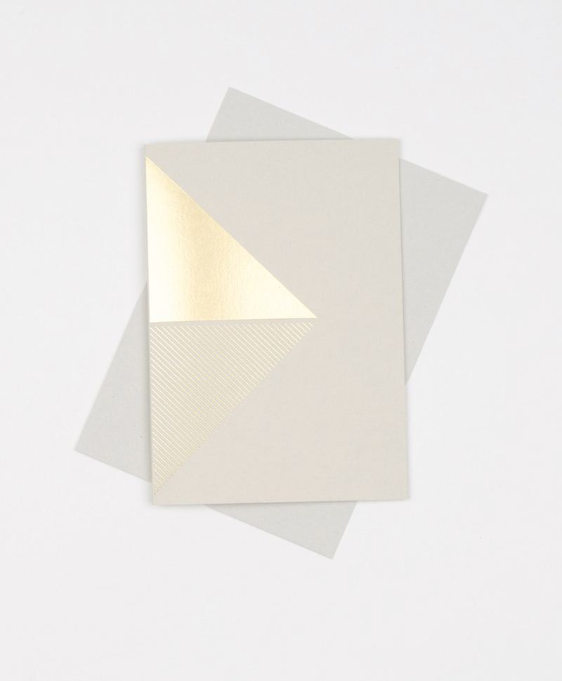 Открытка Reflex Card Brass & Grey