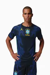Футболка Nike Brazil x Jordan 2026 Away Match - темно-синий