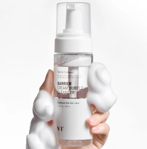 VT Cosmetics Barrier Cream Bubble Cleanser Кислородная крем-пенка для умывания 140 мл