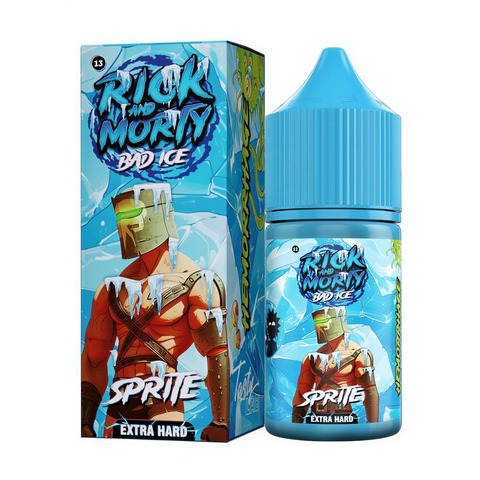 Rick & Morty Bad Ice Salt 2% Extra HARD 30 ml - Спрайт