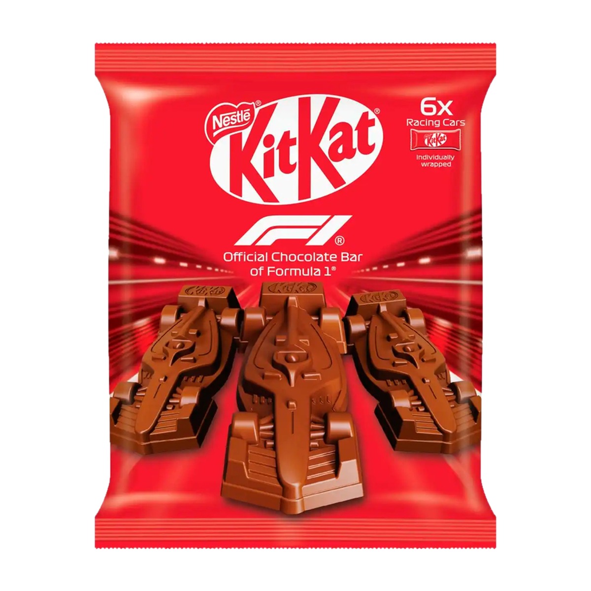 Шоколадная фигурка KitKat F1 Racing Cars 66 г — упаковка
