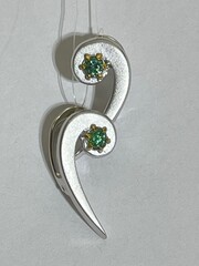 Плата С (серьги из серебра)