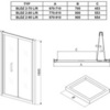 Ravak X01H10C00Z1 дверь душевая BLDZ2-70 блестящий + транспарент