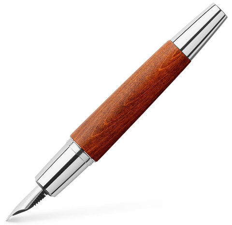 Перьевая ручка Faber-Castell E-motion Pearwood Brown, EF (148202)