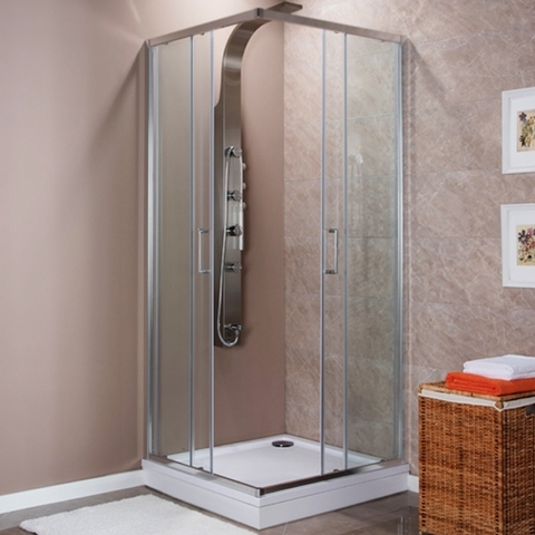 Aquanet Alfa 168416 Душевое ограждение 90x90, цвет: хром