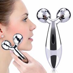 3D Ручной лифтинг массажер для лица, шеи и тела 3д MASSAGER (Silver) ZL-206