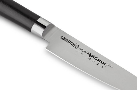 Нож кухонный стальной универсальный Samura Mo-V SM-0021/G-10