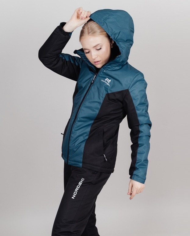 Теплая куртка женская Nordski Base deep teal