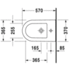 Duravit Darling New 2250100000 Биде напольное