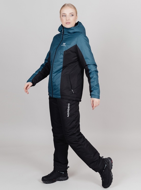 Теплая куртка женская Nordski Base deep teal - 3