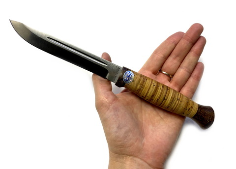 Нож Финка-3, карельская береза, 100х13м