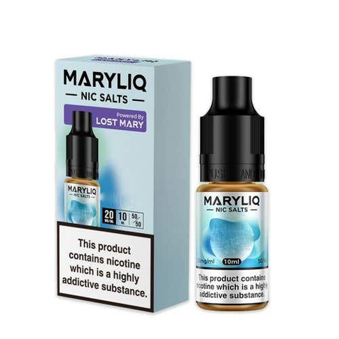 Жидкость MaryLiq Salt 2% 10 ml Blue Razz Ice - Голубика Малина лёд