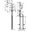 Hansgrohe Metris Select M71 73802000 Смеситель для кухни с выдвижным изливом и лейкой