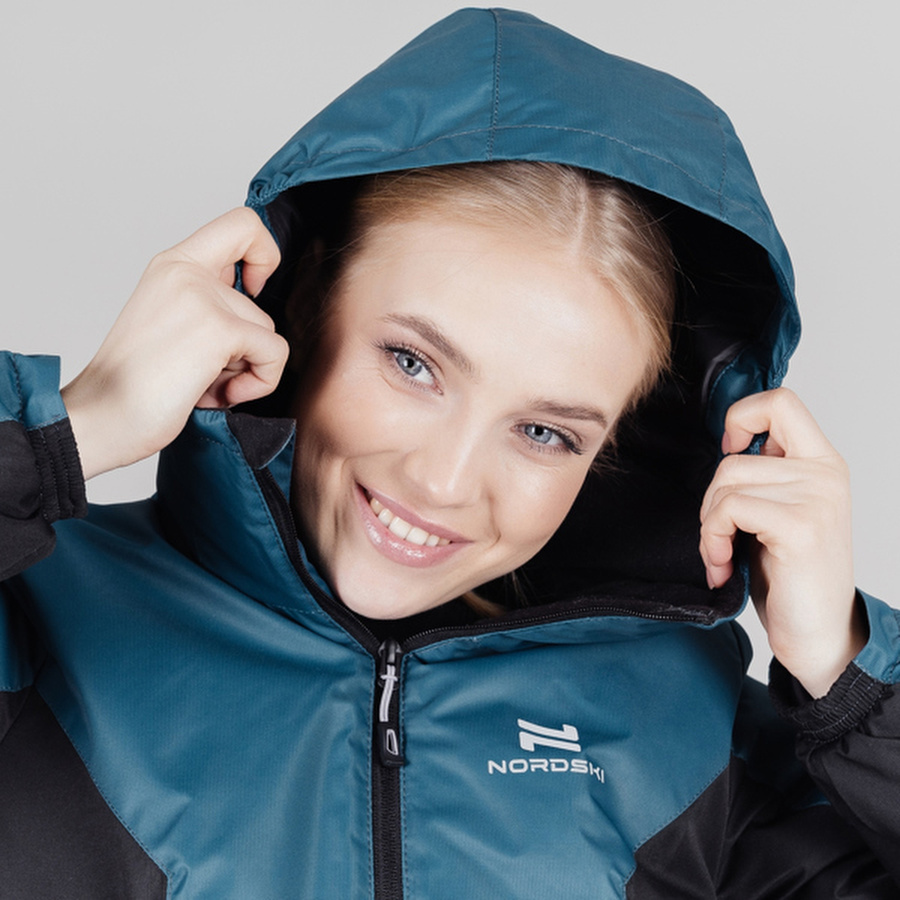 Теплая куртка женская Nordski Base deep teal - 4