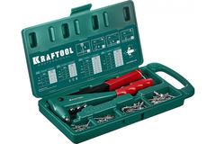 KRAFTOOL X-3, 2.4 - 4.8 мм, 260 мм, литой заклепочник в кейсе (31170-H6)