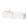Duravit Happy D.2 Plus HP4954L2222 Тумба подвесная 354x1600x550мм 2 ящика, SX, цвет: белый глянцевый